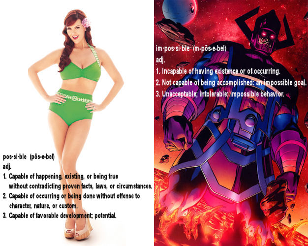 Sara Rue bikini legs Galactus